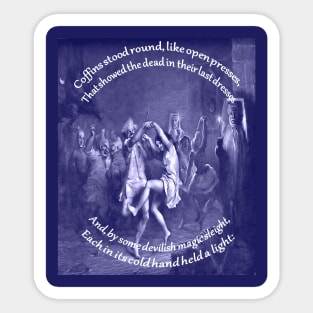 TamOshanter Burns Night Quote In Blue Sticker